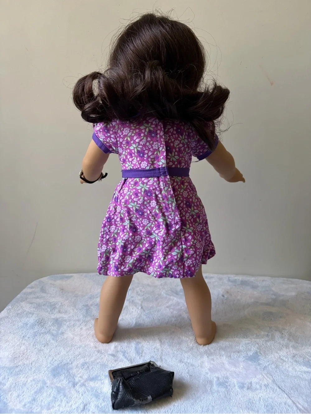 American Girl doll Ruthie with partial meet and accessories arms stained